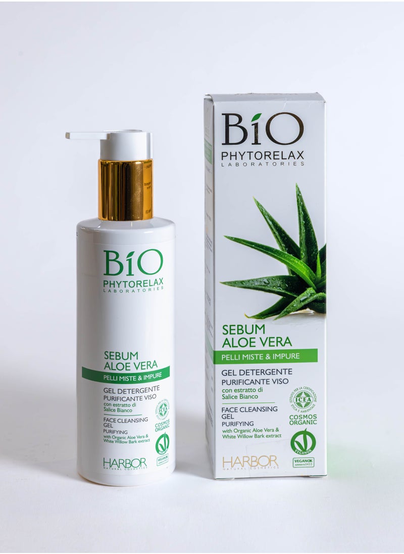 Phytorelax Bio - Aloe Gel Cream for Effective Skin Purification and Hydration - 200ml - Italian-Made for Premium Skincare - Image 1