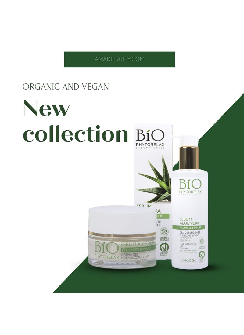 Phytorelax Bio - Aloe Gel Cream for Effective Skin Purification and Hydration - 200ml - Italian-Made for Premium Skincare - Image 1