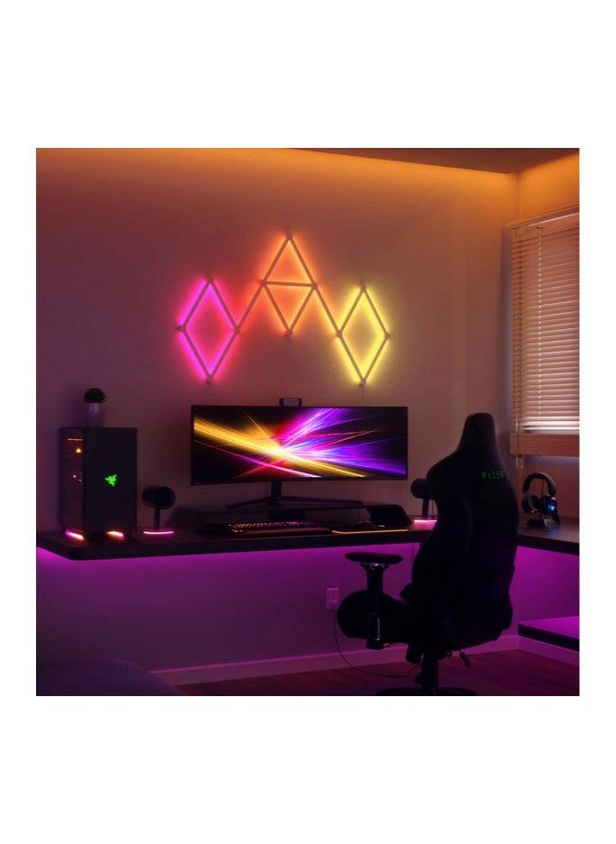 نانوليف - Nanoleaf Lines 60 Degrees Starter Kit (9 Lines) - NL59-K-0002LW-9PK-EU | Nanoleaf - Image 1