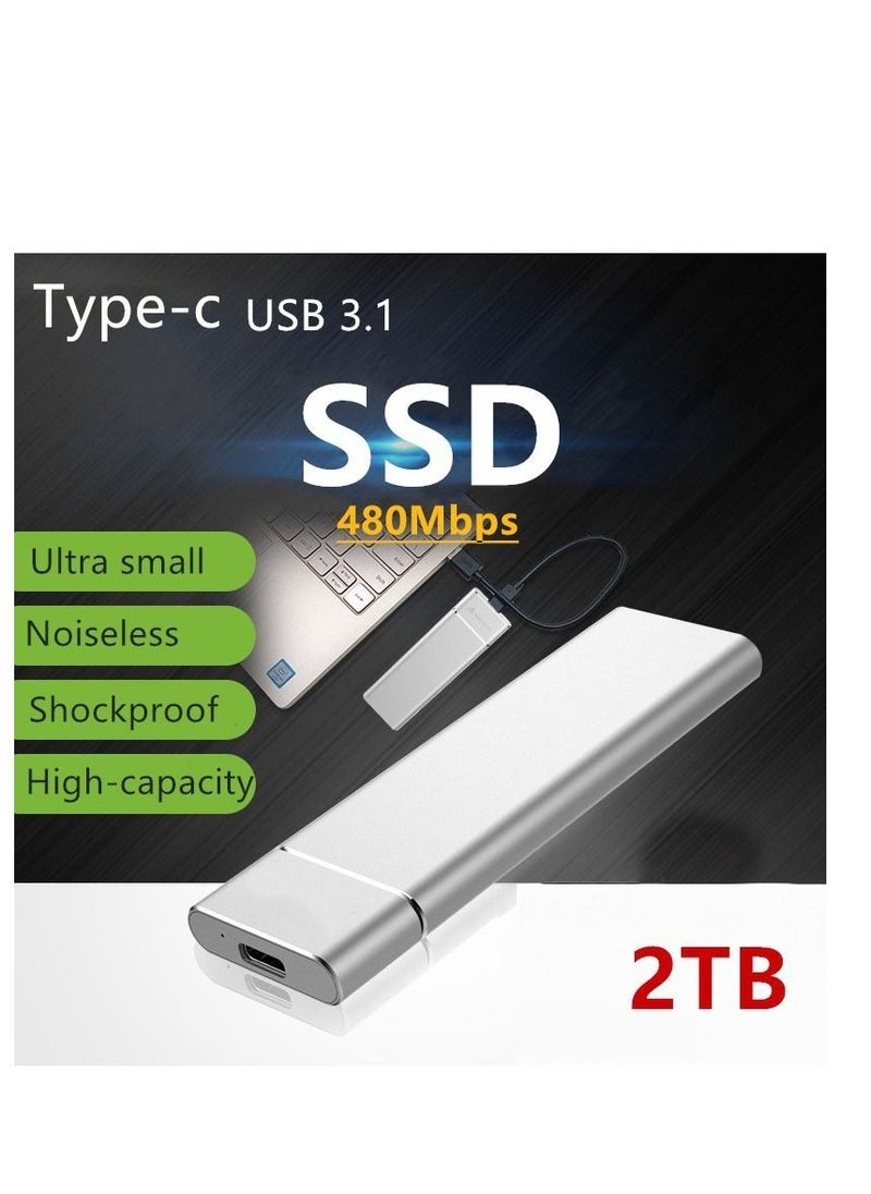 Generic - High Capacity Solid-State Mobile Hard Disk SSD 4TB  Metal M2 - Image 1