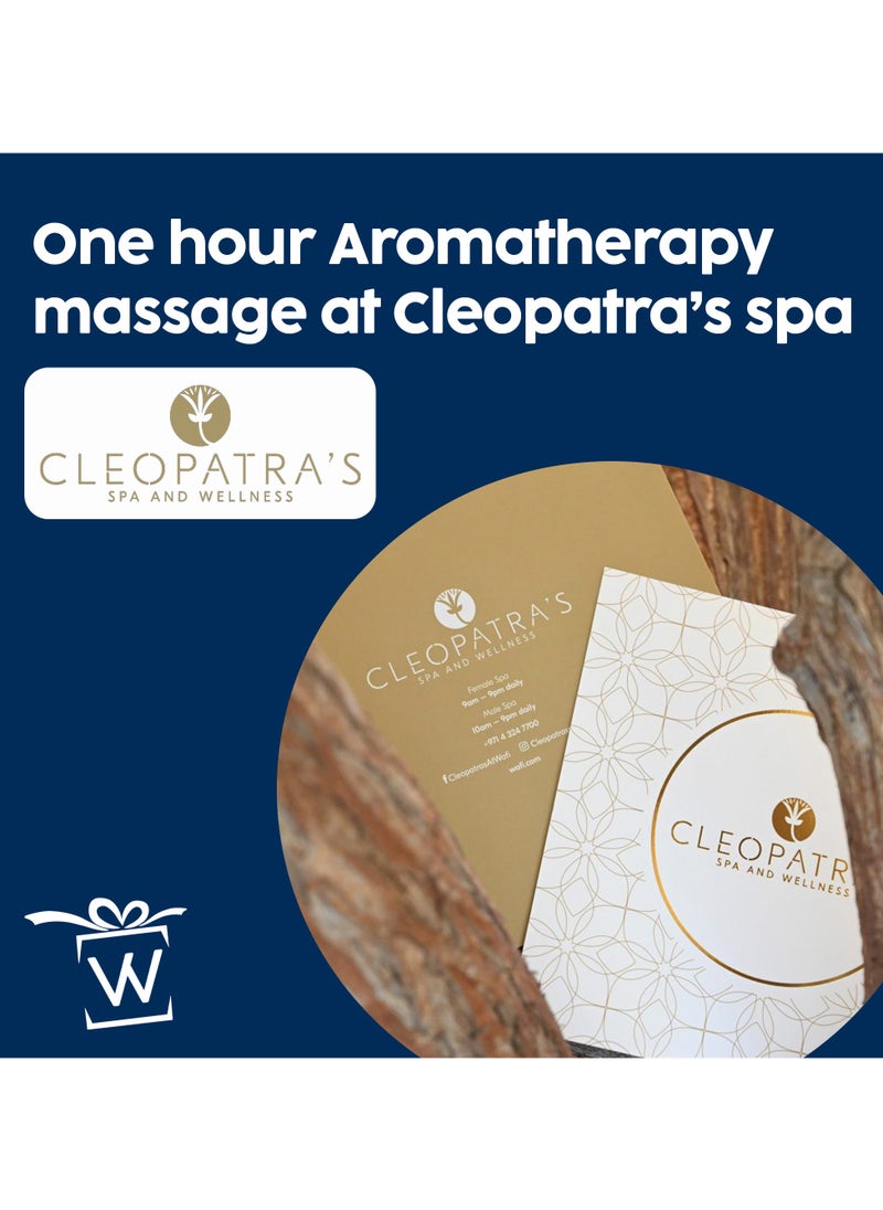 60-Minute Ultimate Aromatherapy Massage at Cleopatra’s Spa – Luxurious Relaxation Experience with Essential Oils with Free Spa Voucher - pzsku/Z82C52BB68E3B8BA9C5DBZ/45/_/1738236350/1bc96644-4971-47b4-8ad8-8d9378cd0abc