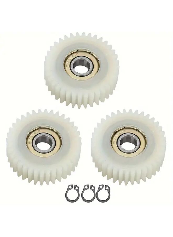 3pcs 36 Teeth Nylon Planetary Gear Set with Bearing for 38mm Hub Motor - Image 1