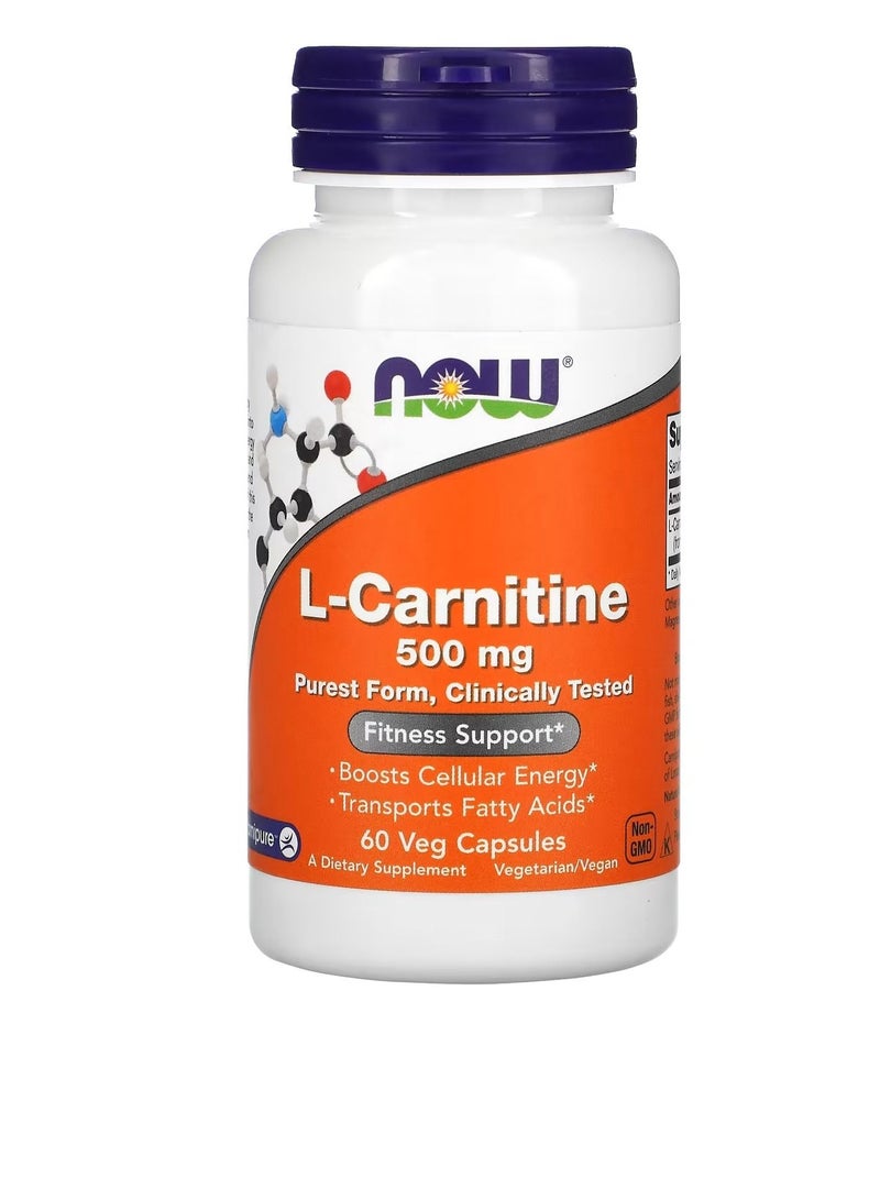 now 500 mg 60 Veg Capsules