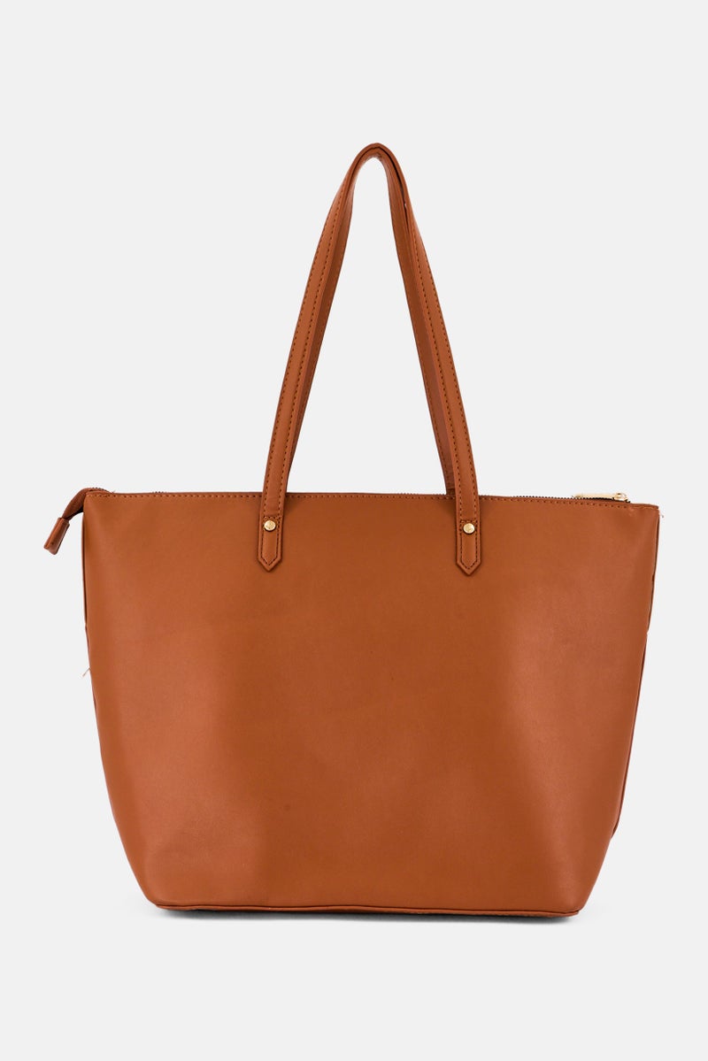 Lavie حقيبة توت بشعار العلامة التجارية للنساء، تان - Image 2