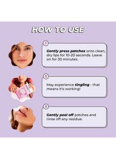 Vitamasques Instant Lip Filler for Plumped Lips in 30 Mins by Vitamasques, 3 Pack - Vegan Collagen, Multi-Molecular Hyaluronic Acid & 400 Dissolving Micro-Dart Technology for Instant & Long-Lasting Results  - Image 3