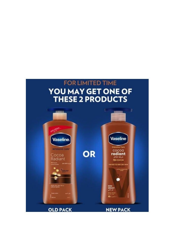 vaseline cocoa radiant non greasy 400ml - Image 2
