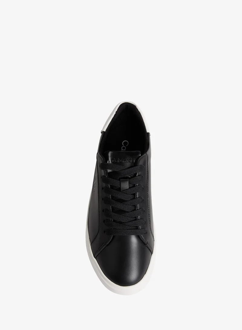 CALVIN KLEIN  Brooke - Leather Signature Logo Trainers for Women | Best Price UAE