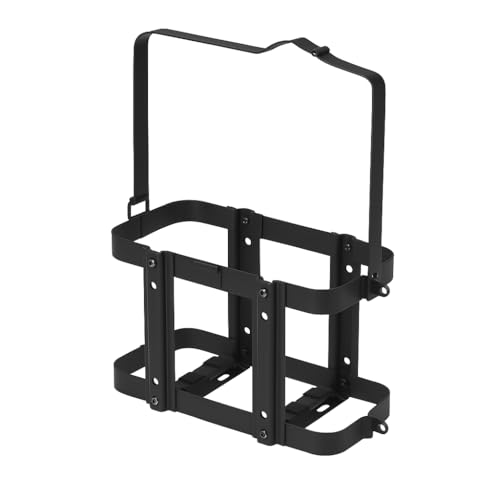 DVA Mechanics HeavyDuty Jerry Can Bracket Universal Fit for 20L 5 Gallon Fuel Cans OffRoad OverlandReady Steel Mount - Image 1