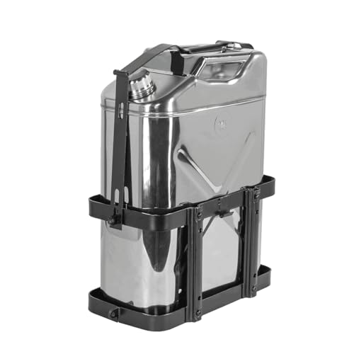 DVA Mechanics HeavyDuty Jerry Can Bracket Universal Fit for 20L 5 Gallon Fuel Cans OffRoad OverlandReady Steel Mount - Image 3