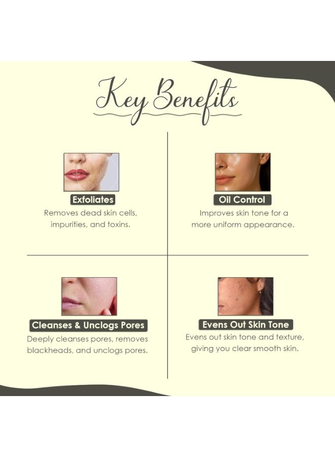 مي نيتشورال مسحوق طين "مولتاني ميتي" من Mi Nature - 100 غرام (3.5 أونصة) | طين البنتونيت (تراب الفولر) نقي بنسبة 100% | طين طبيعي لأقنعة الوجه، العناية بالبشرة وترطيب الشعر - Image 2