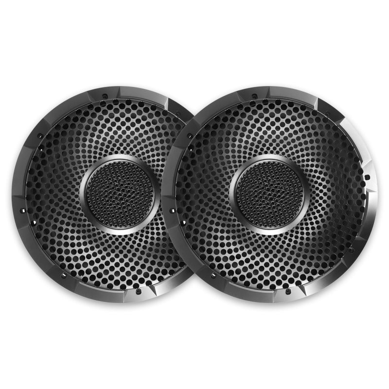 Recoil SG-65P Pair 6.5-Inch High Excursion Black Steel Mesh Grille for Midrange Speakers & Subwoofers - Image 1