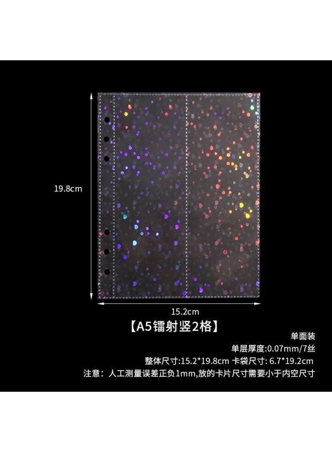 Unity Spot A5 Plastic Pp Display Book Transparent Game Card Inner Page Bag Photo Album Inner Page Certificate Stationery Book Can Be - Image 1