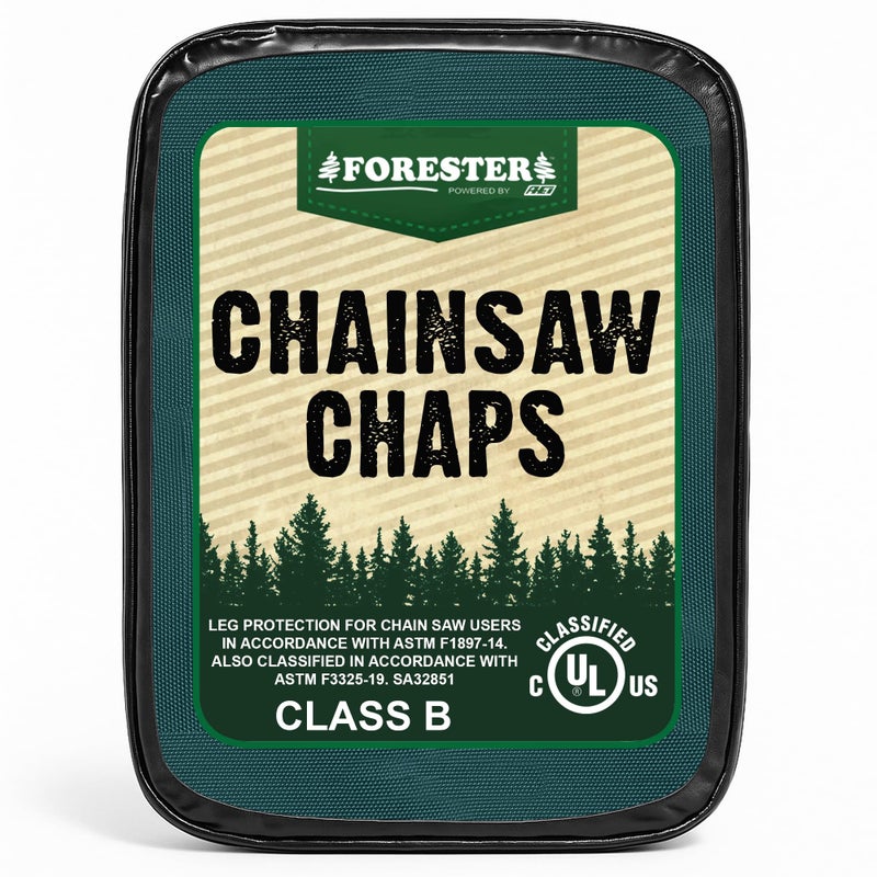 FORESTER Chainsaw Chaps for Men & Women | Apron Style Men's Chain Saw Chaps with Pocket & Adjustable Waist | Chainsaw Safety Equipment | Forest Green 37" - Image 2