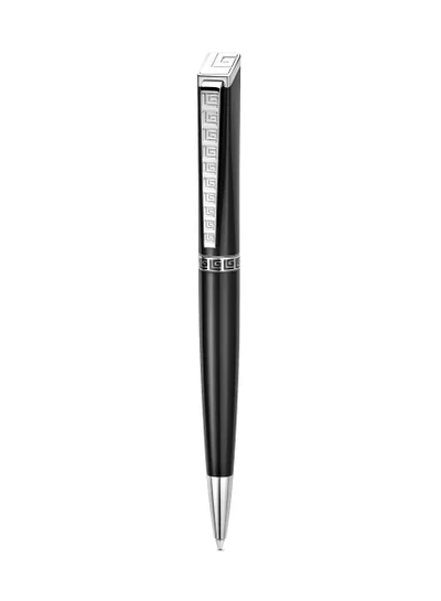 Guy Laroche Andrea Black and Stainless Steel Writing Instrument with Pen