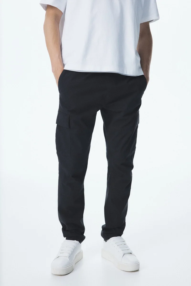 H&M  Slim Fit Cargo trousers for Men | Best Price UAE