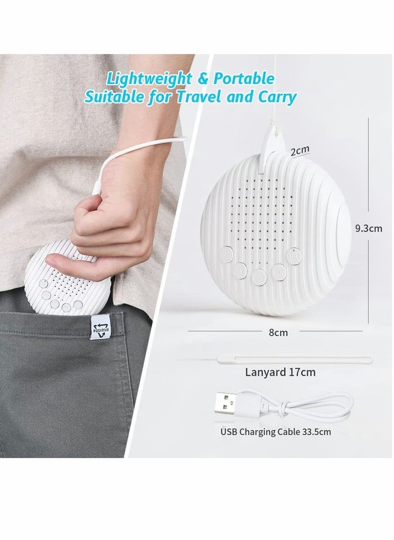 Generic - White Noise Machine, Sleep Sound Machine With 10 Soothing Nature Sounds Therapy Portable, Mini Sound Machine For Baby Kids Adults, Usb Rechargeable Baby Sleep Machine With 3 Timer Memory Functions - Image 1