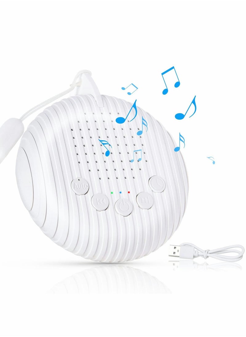 Generic - White Noise Machine, Sleep Sound Machine With 10 Soothing Nature Sounds Therapy Portable, Mini Sound Machine For Baby Kids Adults, Usb Rechargeable Baby Sleep Machine With 3 Timer Memory Functions - Image 1