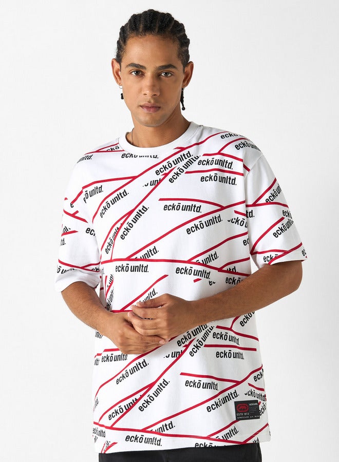 Ecko Unltd. Ecko Unltd Printed T-shirt with Short Sleeves and Crew Neck - Image 1