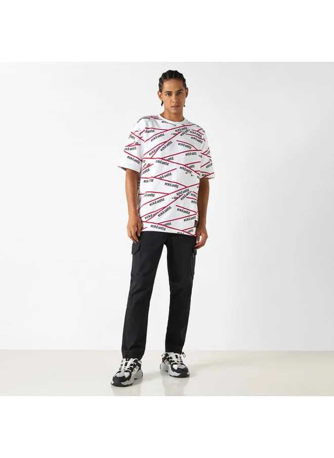 Ecko Unltd. Ecko Unltd Printed T-shirt with Short Sleeves and Crew Neck