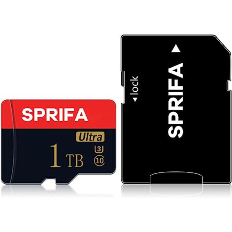 Micro Card 1024GB Mini microXC Memory Card, PVC material, black, ultra-fast 100 MB/s read speed for cameras, tablets, smartphones - Image 3