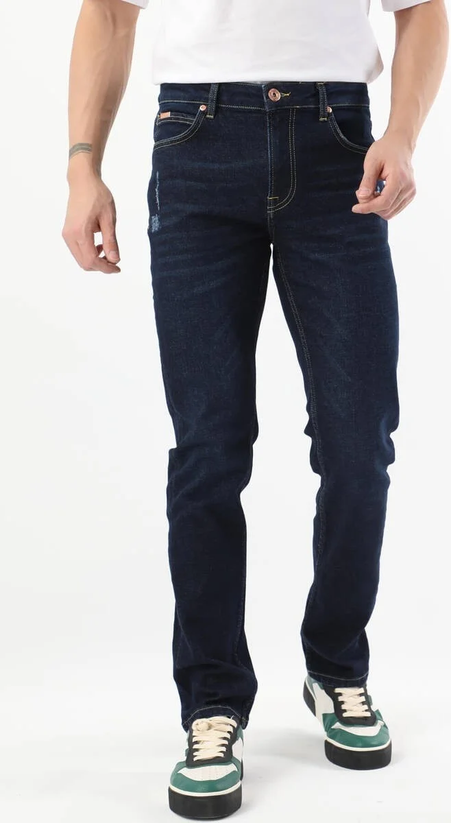 باني جينز Men Regular Fit Jeans Navy Blue
