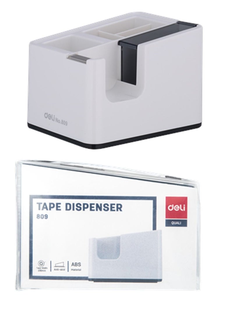 Deli Tape Dispenser With Pen Holder Assorted Colours - Image 2