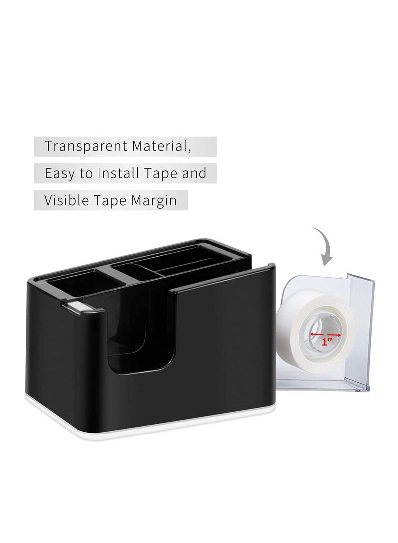 Deli Tape Dispenser With Pen Holder Assorted Colours - Image 3