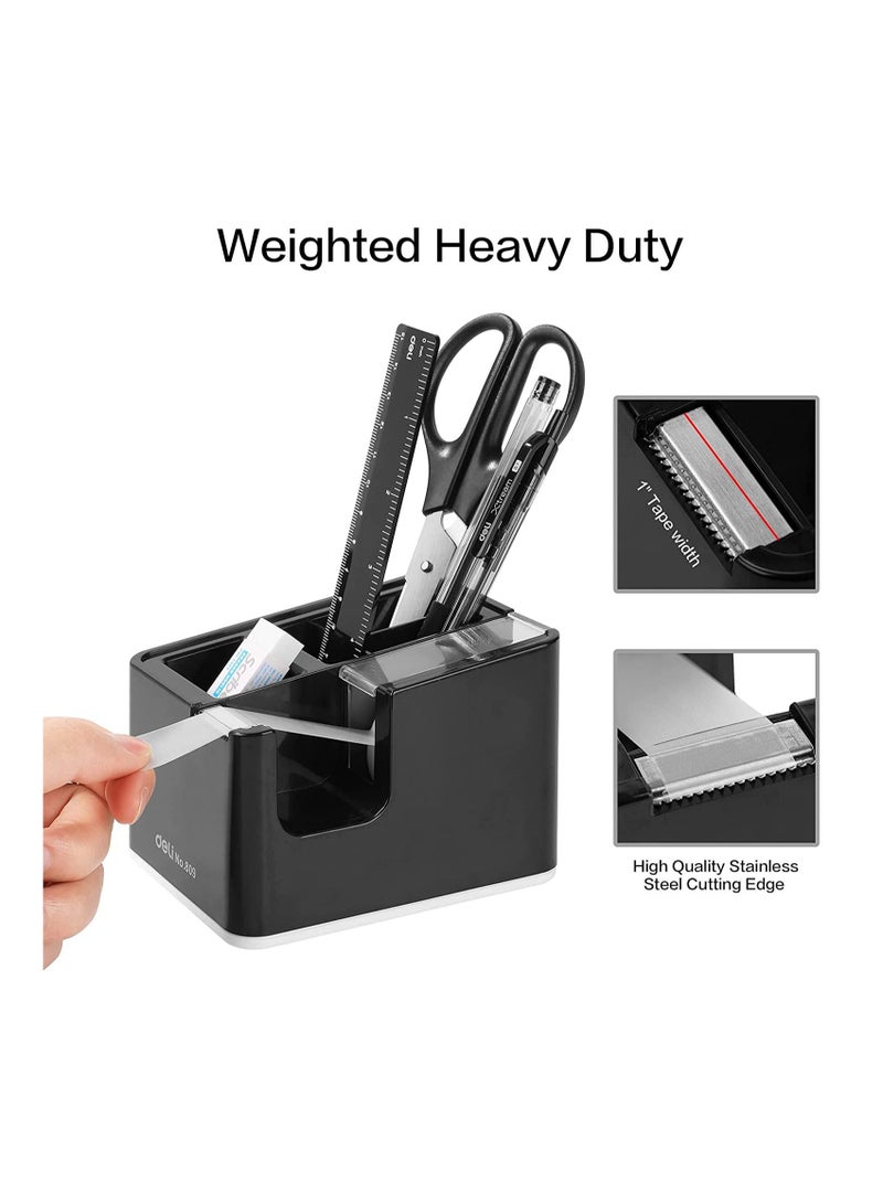 Deli Tape Dispenser With Pen Holder Assorted Colours - Image 4