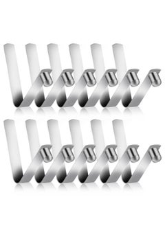 12 Pieces Tent Pole Clips Tent Pole Push Button Spring Clip Stainless Steel Kayak Spring Snap Tube Locking Pin Clips For Kayak Paddle Camping Tent Pole