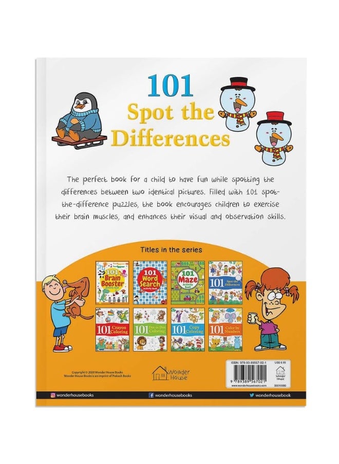 null - Wonder House Books Kids 101 Spot The Differences : Fun Activity Book with Answer Sheets - Image 1