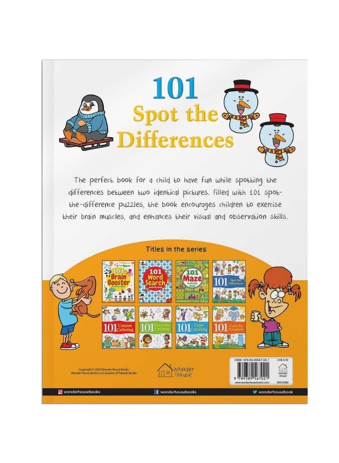 Wonder House Books Kids 101 Spot The Differences : Fun Activity Book with Answer Sheets - Image 1