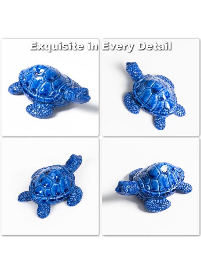 YLOVAN Toilet Bolt Caps Decorative Screw Cover Caps for Bottom of Toilet (Blue Turtle) - Image 5