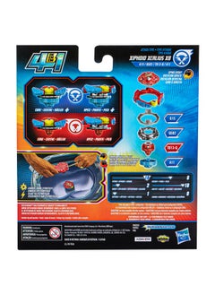 BeyBlade Hasbro Burst Quadstrike Xcalius Power Speed Launcher Pack Battle Game Set With Xcalius Power Speed Launcher And Rightspin Battling Top Toy  - Image 5