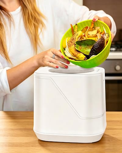 FRYLINE 4L Electric Composter for Kitchen, Smart Countertop Compost Bin, Odorless | Low Noise | Auto-Cleaning | Turn Food Waste into Fertilizer Composter Home Indoor Fertilizer Machine - Image 2