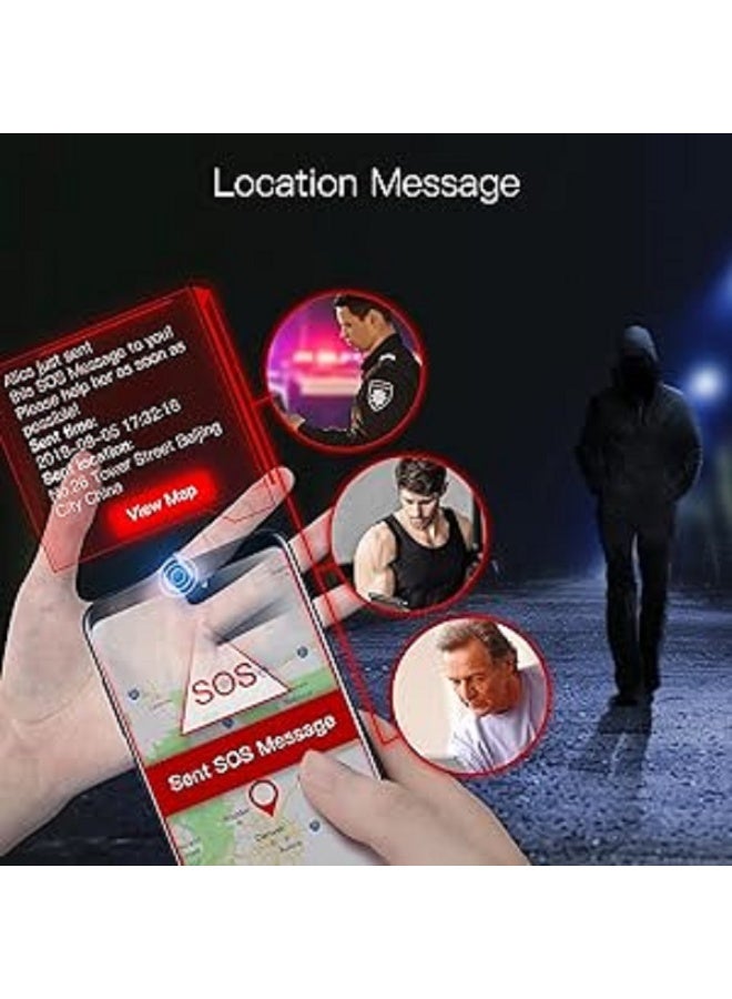 Smart Ring R5 Newest Intelligent Wearable Device Build-in 6 RFID Cards 128GB Wireless Disk Sharing 2 Health Stones NFC Functions for iPhone Android Size: L (Perimeter longer than 63mm, Diameter 20mm)