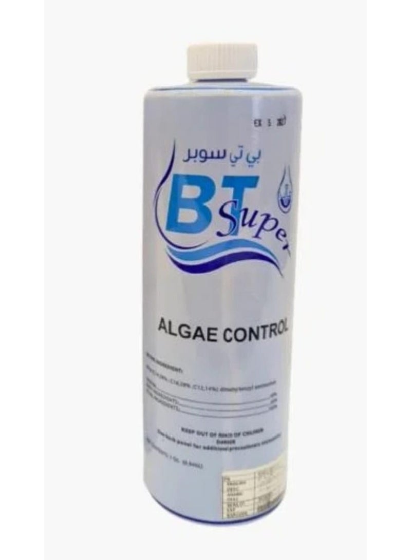مزيل طحالب بي تي سوبر (BT Super Algae Control) بسعة 1 لتر، وهو مخصص لتنظيف ومعالجة طحالب المسابح - Image 2