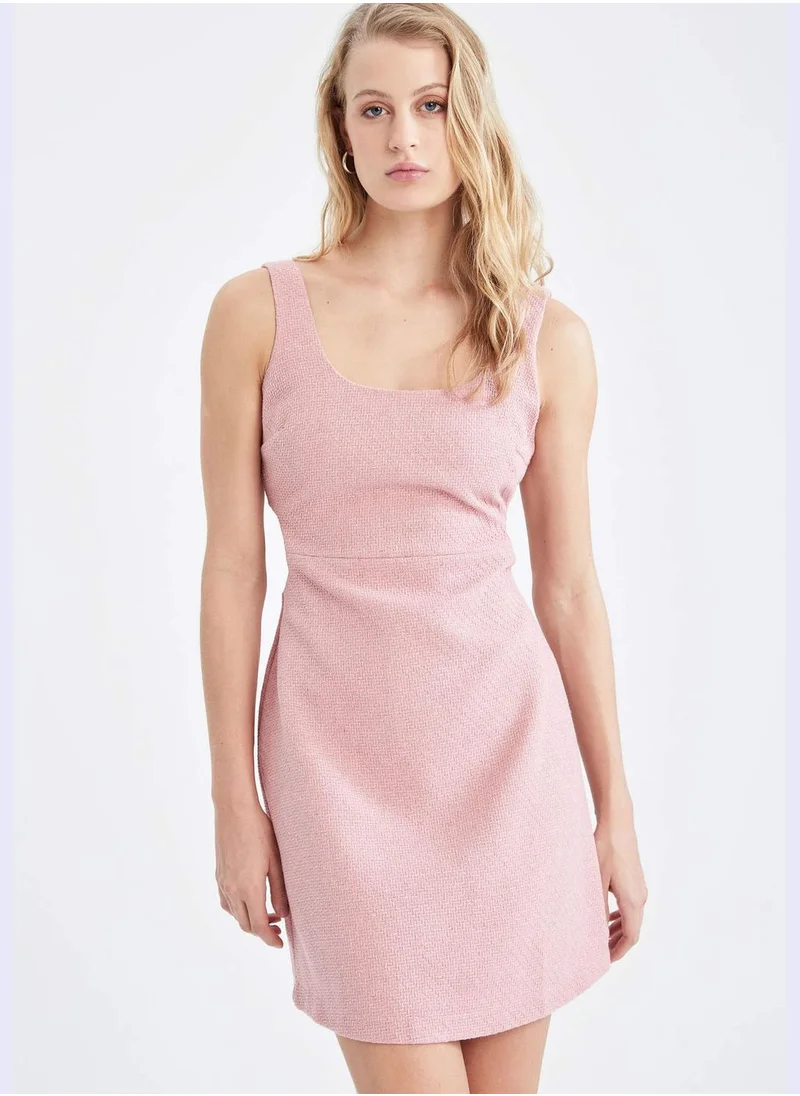 DeFacto Sleeveless Cut Out Mini Dress