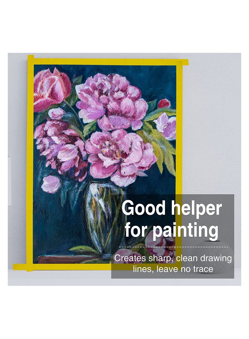 Colored Masking Tape Craft Rainbow Colors Painting Painters Labeling Paper for Arts Crafts Bullet Journals Party Decorations DIY Craft 12 Roll 12m*1.2cm - Image 3