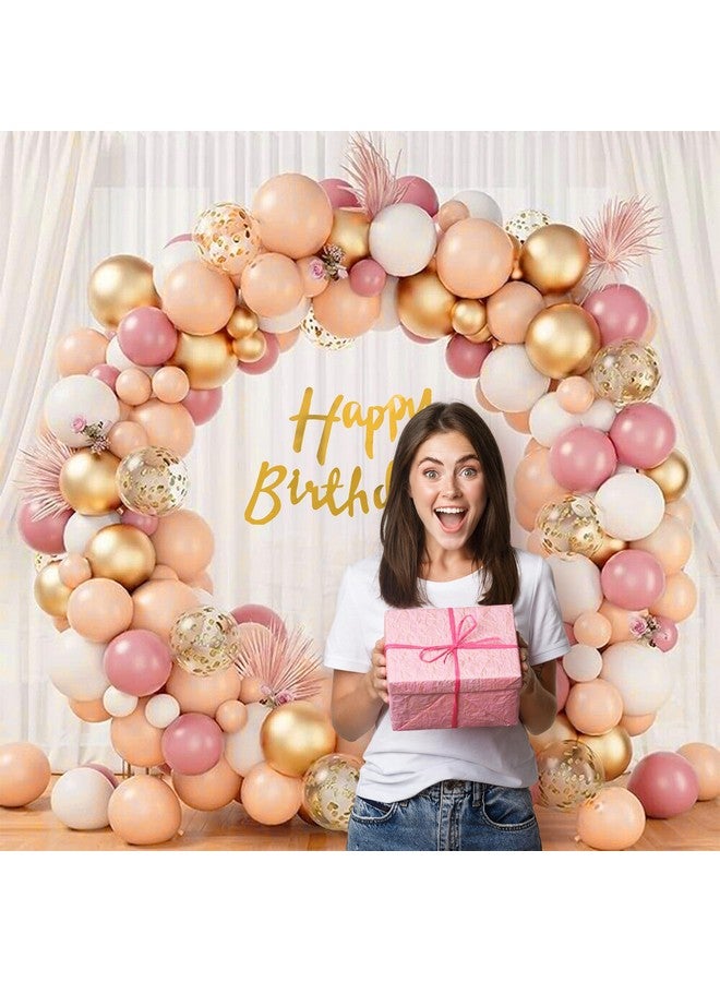 SpecialYou.in Special You Happy Birthday Decoration kit for girls with Pink, Peach, White Pastel Balloons for Decoration items, Half, 1st Birthday Decoration items for Baby girl, boy- 57 Pcs - Image 4