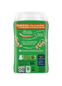 Gerber Gerber, Organic for Baby, Grain & Grow, 1st Foods, Oatmeal Cereal, 8 oz (227 g)  - Image 3