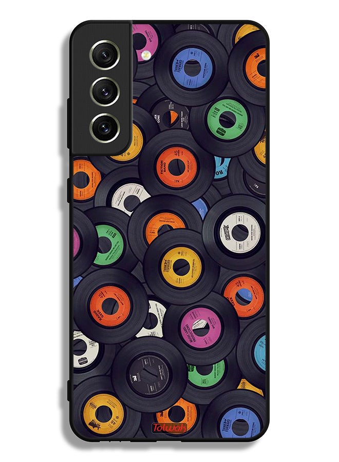 Tolwak Samsung Galaxy S21 FE 5G Protective Case Cover Cds Pattern - Image 3