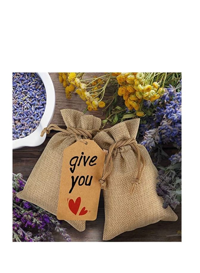 Burlap Drawstring Reusable 10Pcs Of Gift Bags Candy Bags For Party Favors Supplies 7 x 10cm / 2.8" x 3.5" - Image 5