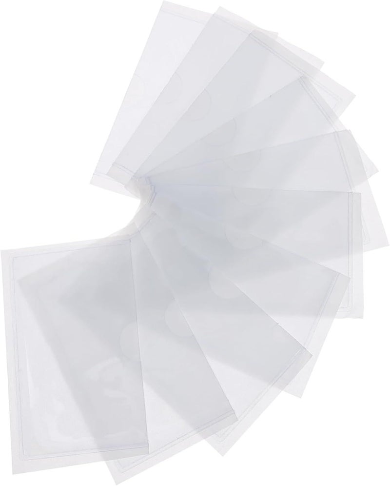 Toyvian 10 قطع أكياس بطاقات شفافة لاصقة سهلة التنظيم والتوسيم - Image 1