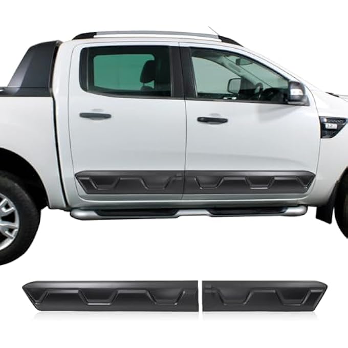 ريحني حماية أبواب الغطاء الهيكلي لفورد رينجر 20112022 فورد رينجر وايلدتراك XL Xlt Limited T6 T7 T8 واقي زخرفي من الباب الجانبي ملحقات رينجر 4 قطع - Image 4