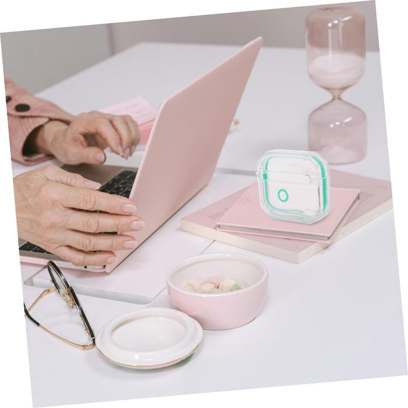 Mint Green TPU Protective Case Cover for Cordless Earphones Scratch Resistant for Daily Use - Image 5