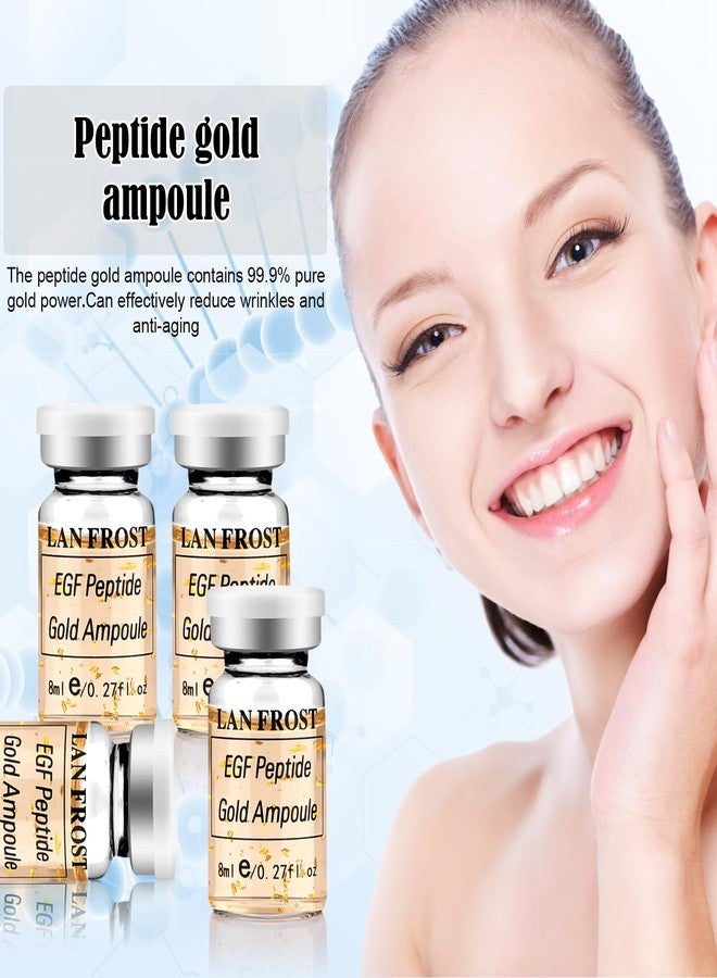 TRESSON BB Booster Serum Kit Serum Hyaluronic Acid Essence Skin Care Kit, EGF Peptide Gold Ampoule 0.27oz 12 Vials,Facial Treatment Increases skin elasticity BB Radiance Facial Serums Kit - Image 2