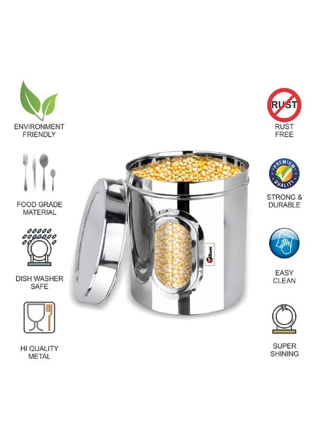 Ebun Stainless Steel See Through Small Containers 1.25 Kgs | Pack Of 6 Pcs Combo - Image 5