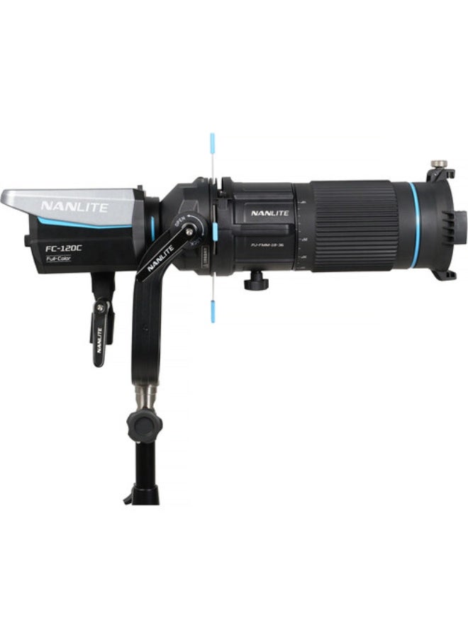 نانليت Nanlite Projection Attachment for FM Mount with 18-36° Zoom Lens - Image 4
