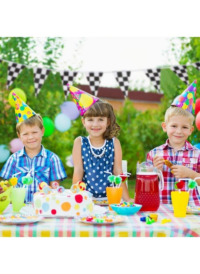 Pangda 10 Meters Checkered Pennant Banner Racing Flag Party Flag Banner Accessory For Race Theme Birthday Party Decoration  - Image 5