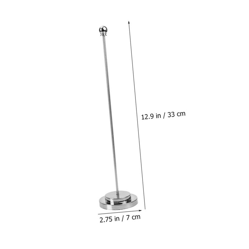 2 Pack Metal Desk Flagpoles With Stable Base For Office Military Decor - Image 3